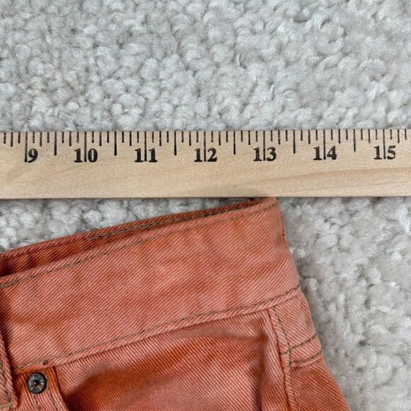Free People Copper Orange Raw Hem Short - Picture 8 of 9
